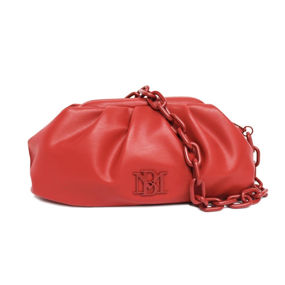 Red Badgley Mischka Clutch Bag